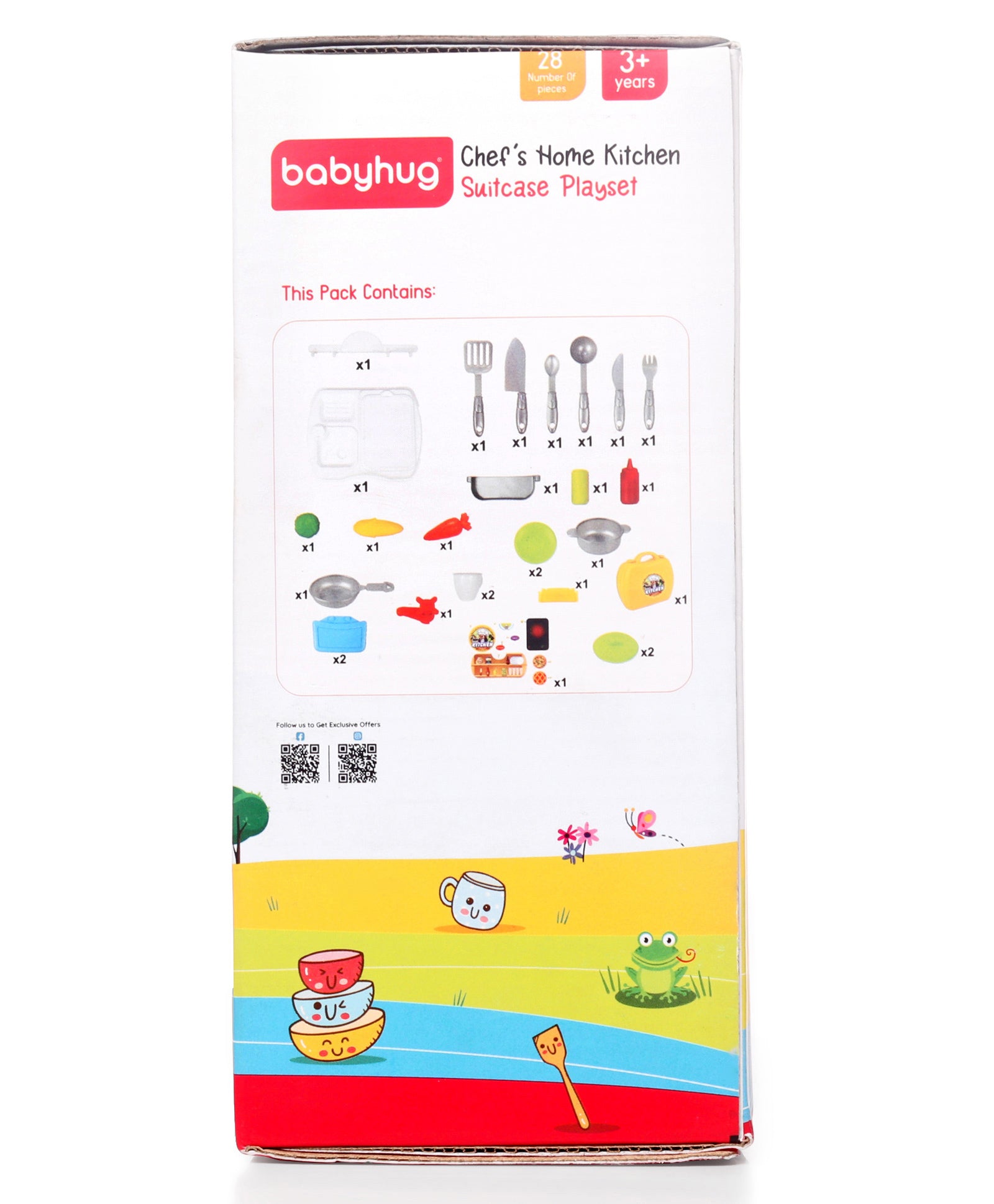 Babyhug Chef's Home Kitchen Suitcase Playset - 28 Pieces - Image 11