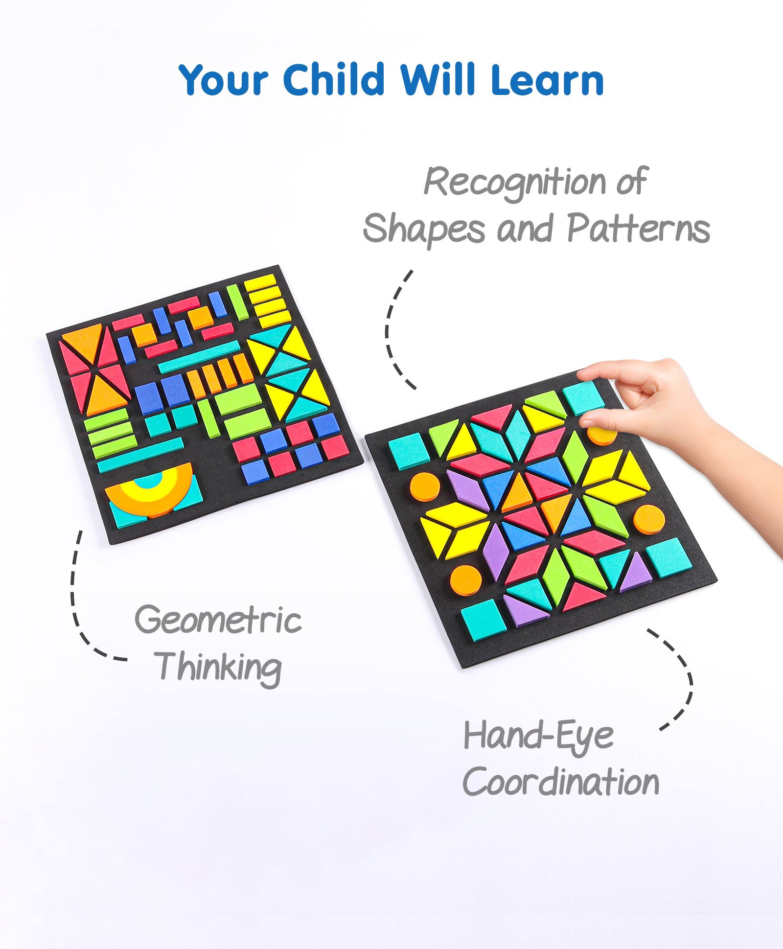 Firstcry Intelliskills STEAM Series Magnetic Create with Shapes - 102 Pieces - Image 5