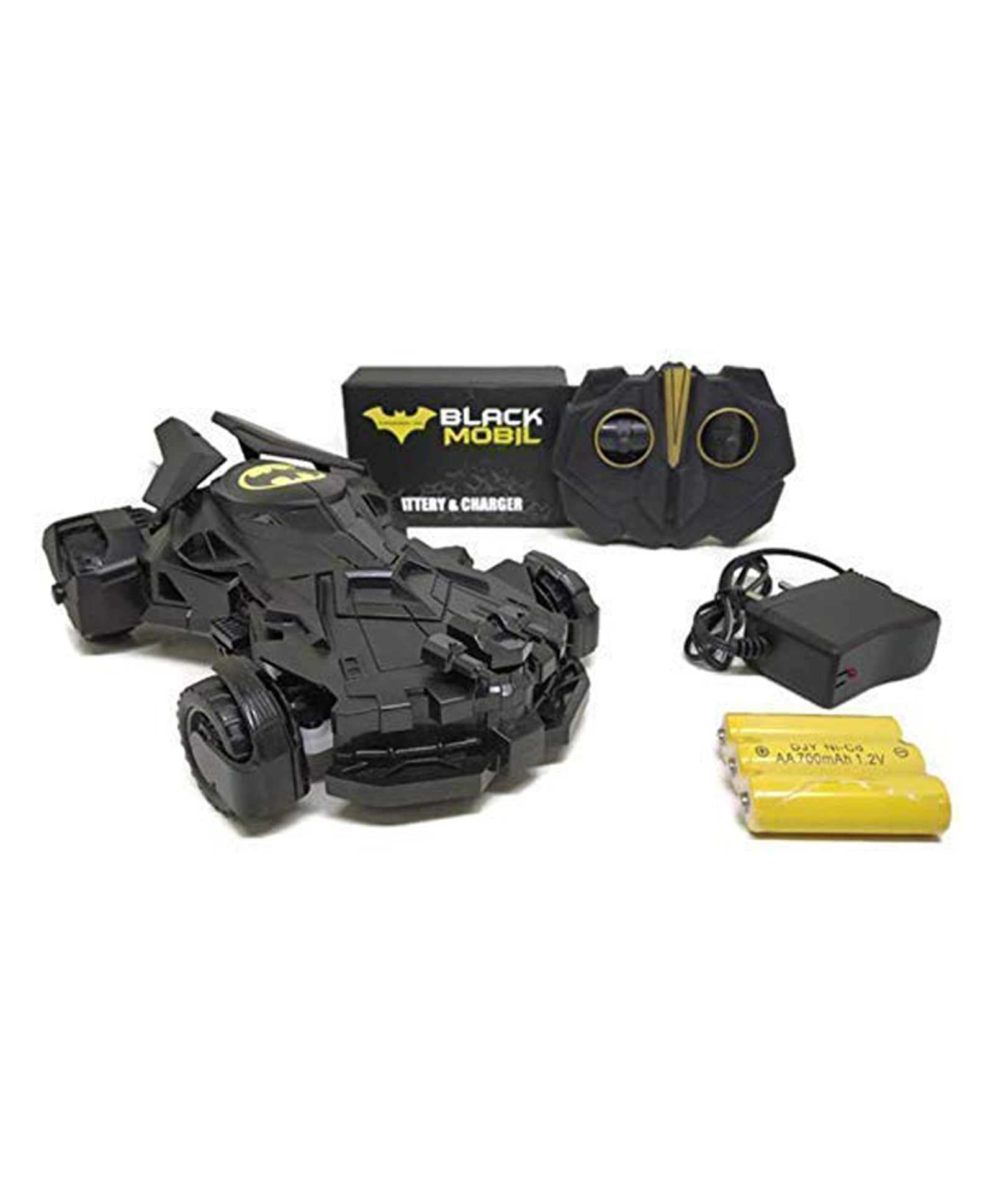 RC Batman Car Toy - Black - Image 5