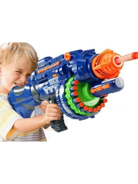Blaze Storm Soft Bullet Automatic Gun - Multicolour