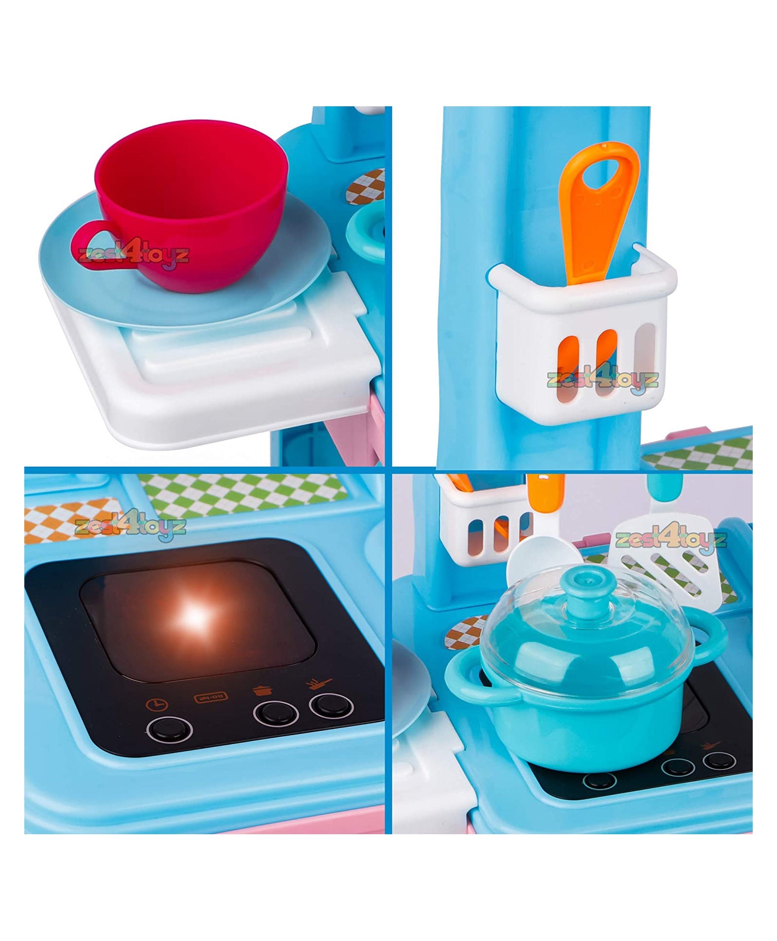 Little Chef Trolley Kitchen Playset - Image 4