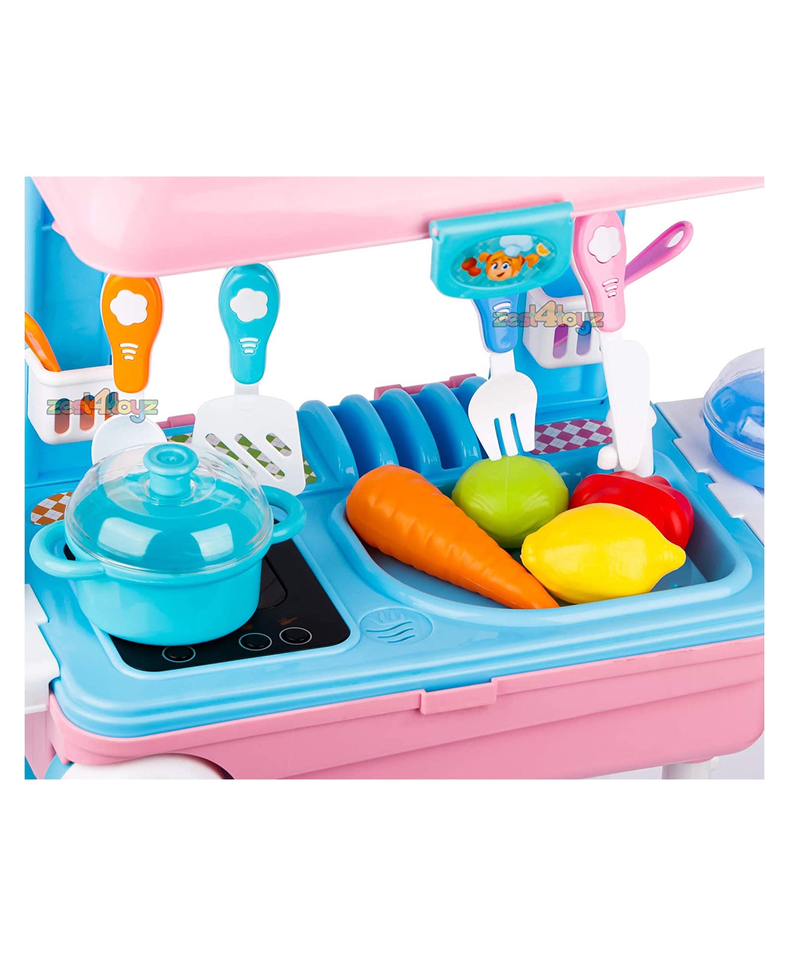Little Chef Trolley Kitchen Playset - Image 5