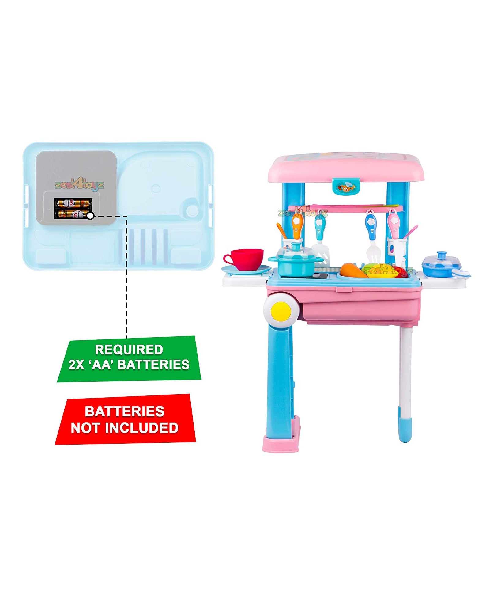 Little Chef Trolley Kitchen Playset - Image 6