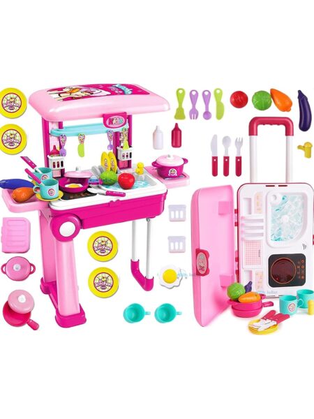 Little Chef Trolley Kitchen Playset
