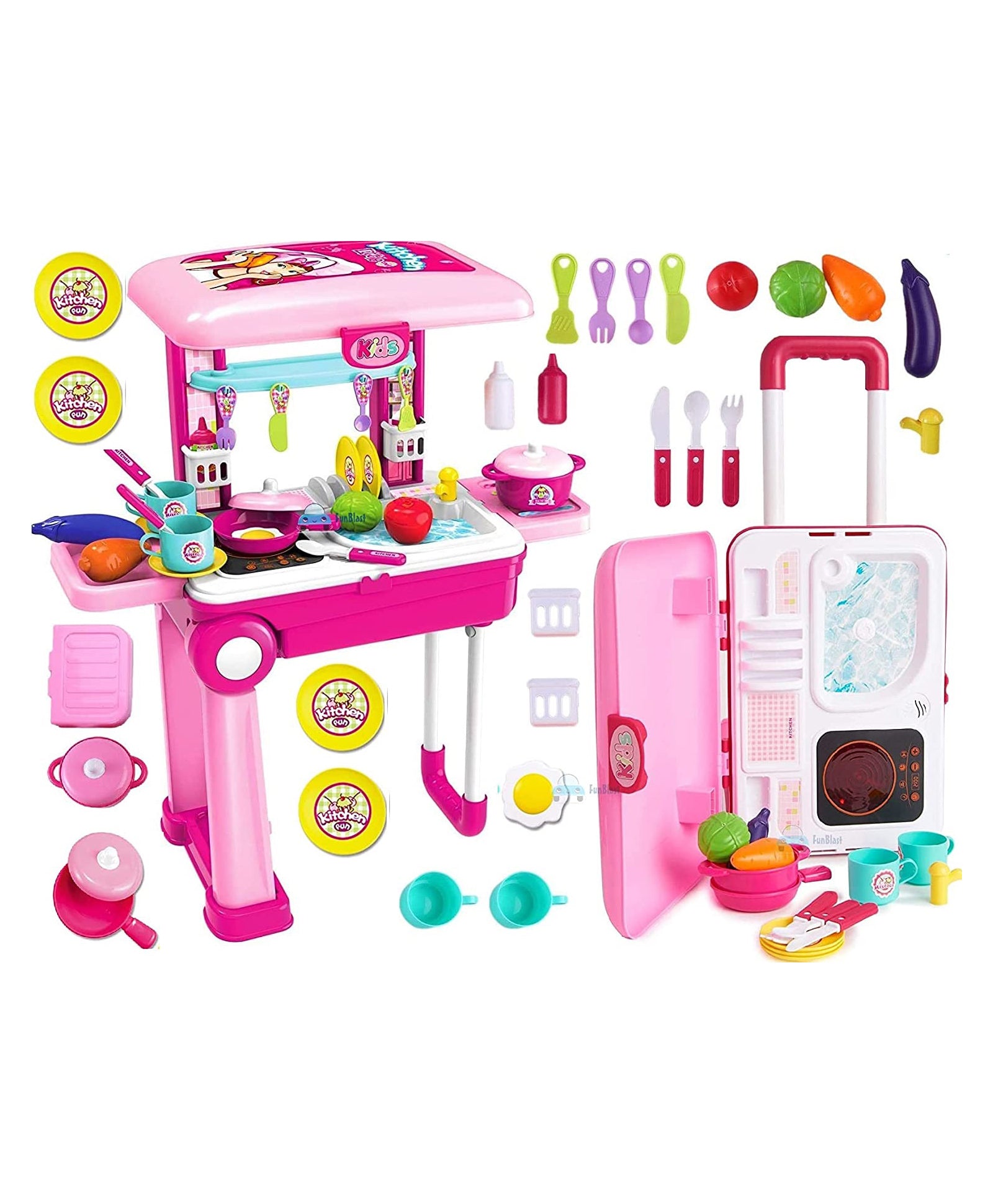 Little Chef Trolley Kitchen Playset