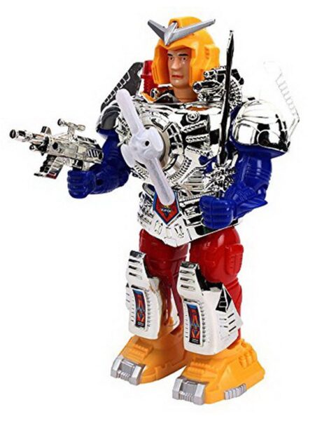 Combat Hero Robot Toy With Music And Lights - Height 29.5 cm