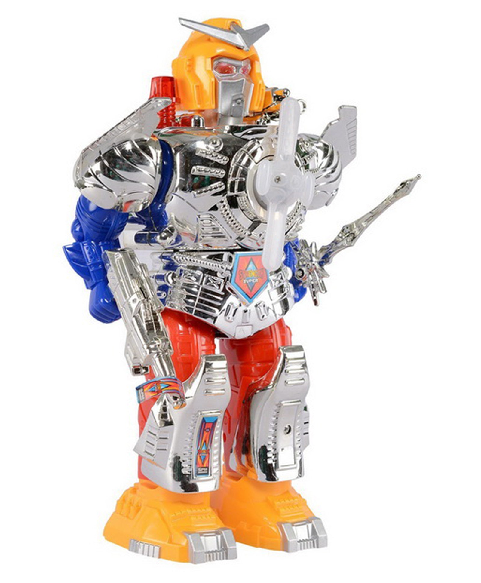 Combat Hero Robot Toy With Music And Lights - Height 29.5 cm - Image 3