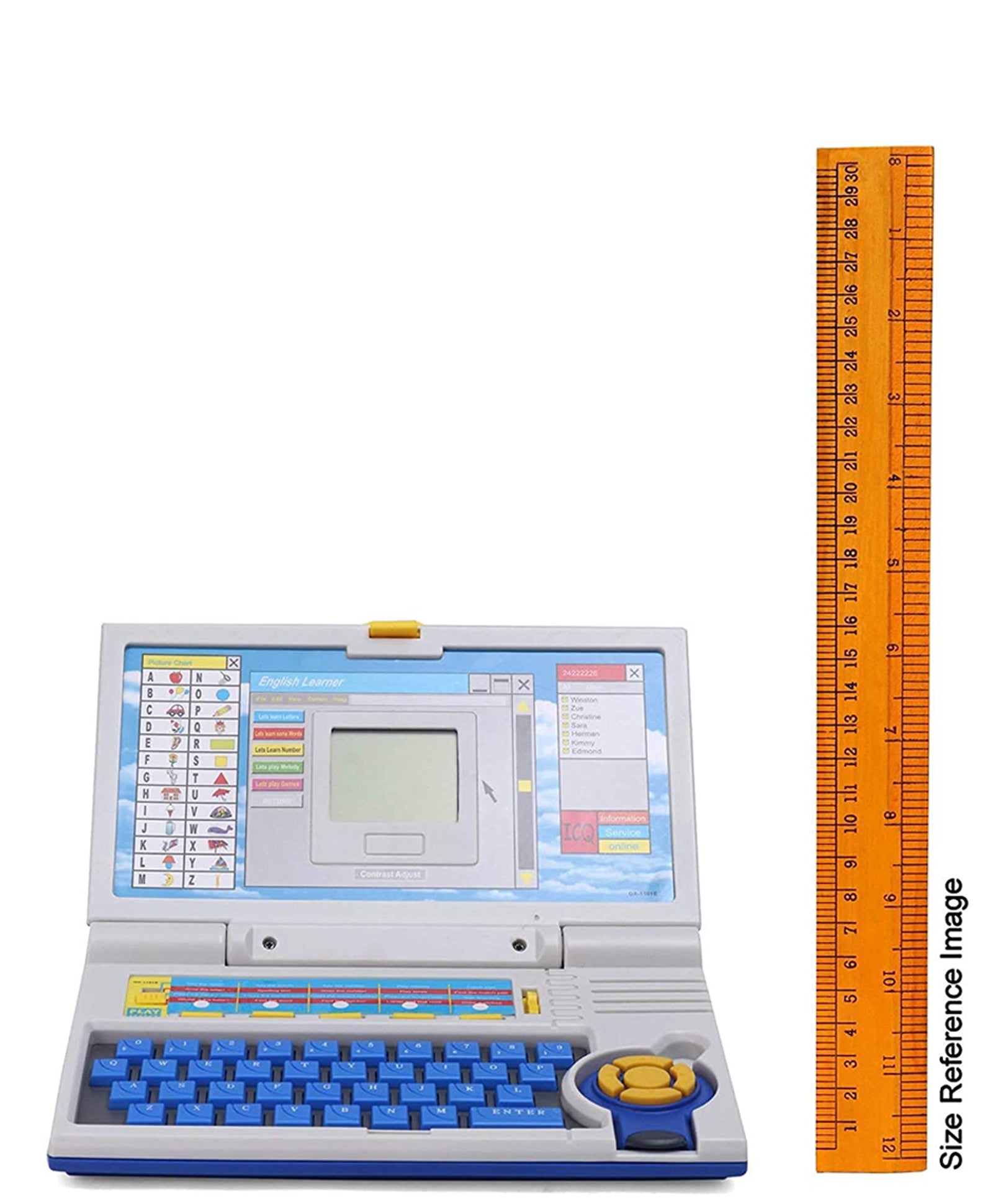 Educational Laptop with 20 Fun Activities - Blue - Image 3