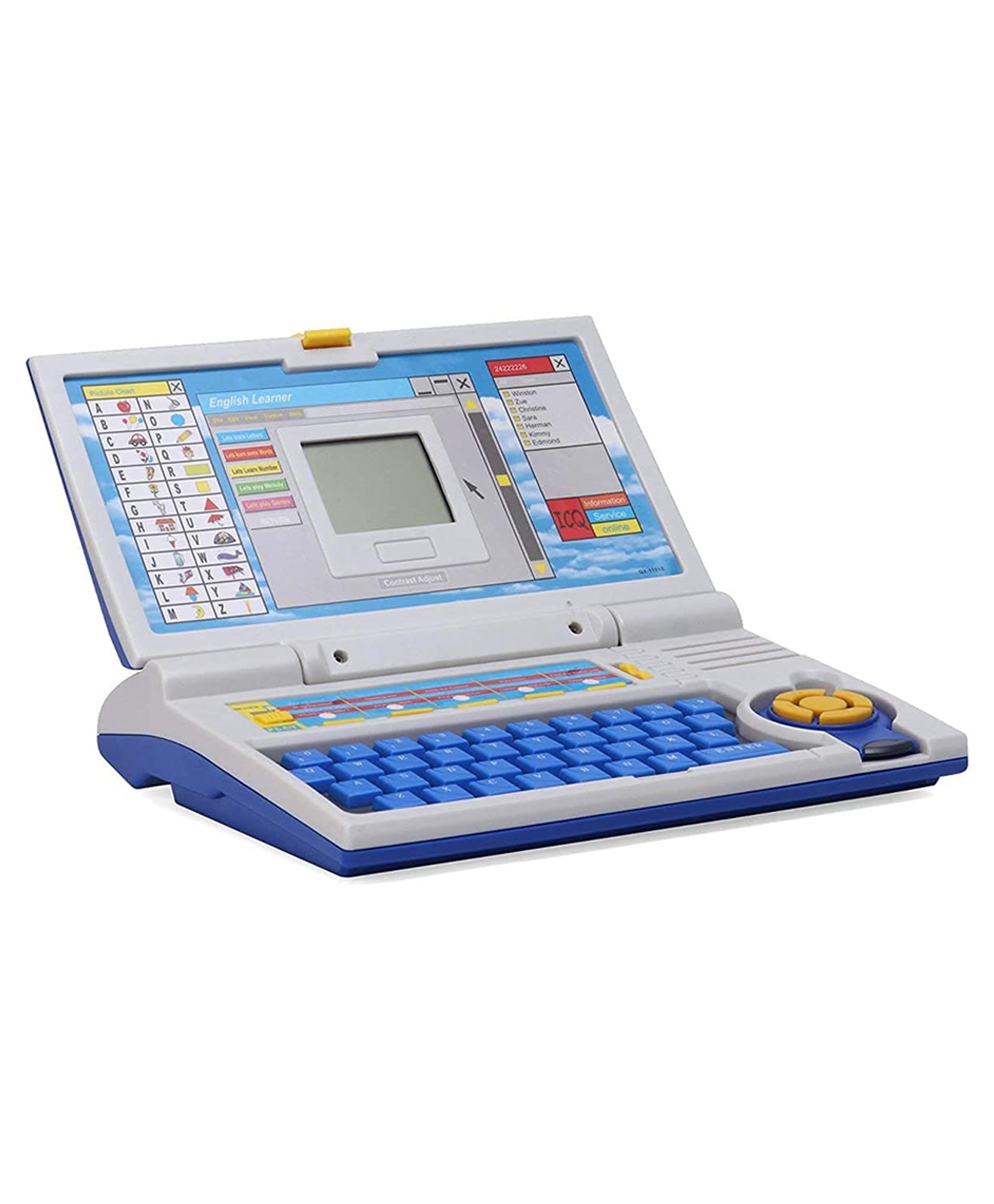 Educational Laptop with 20 Fun Activities - Blue - Image 4