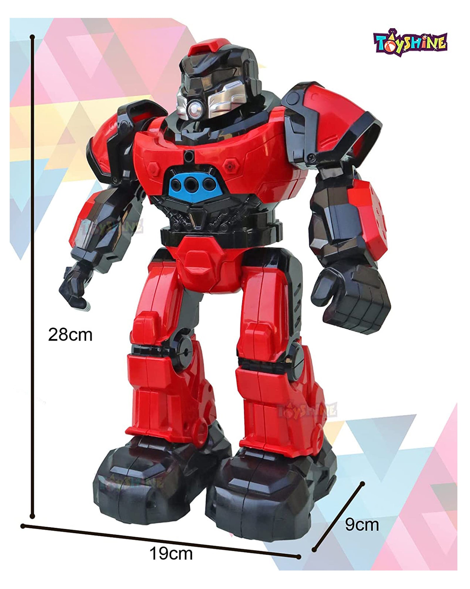 Crazon Gesture Control Remote Robot With Programming Features - Red - Image 3