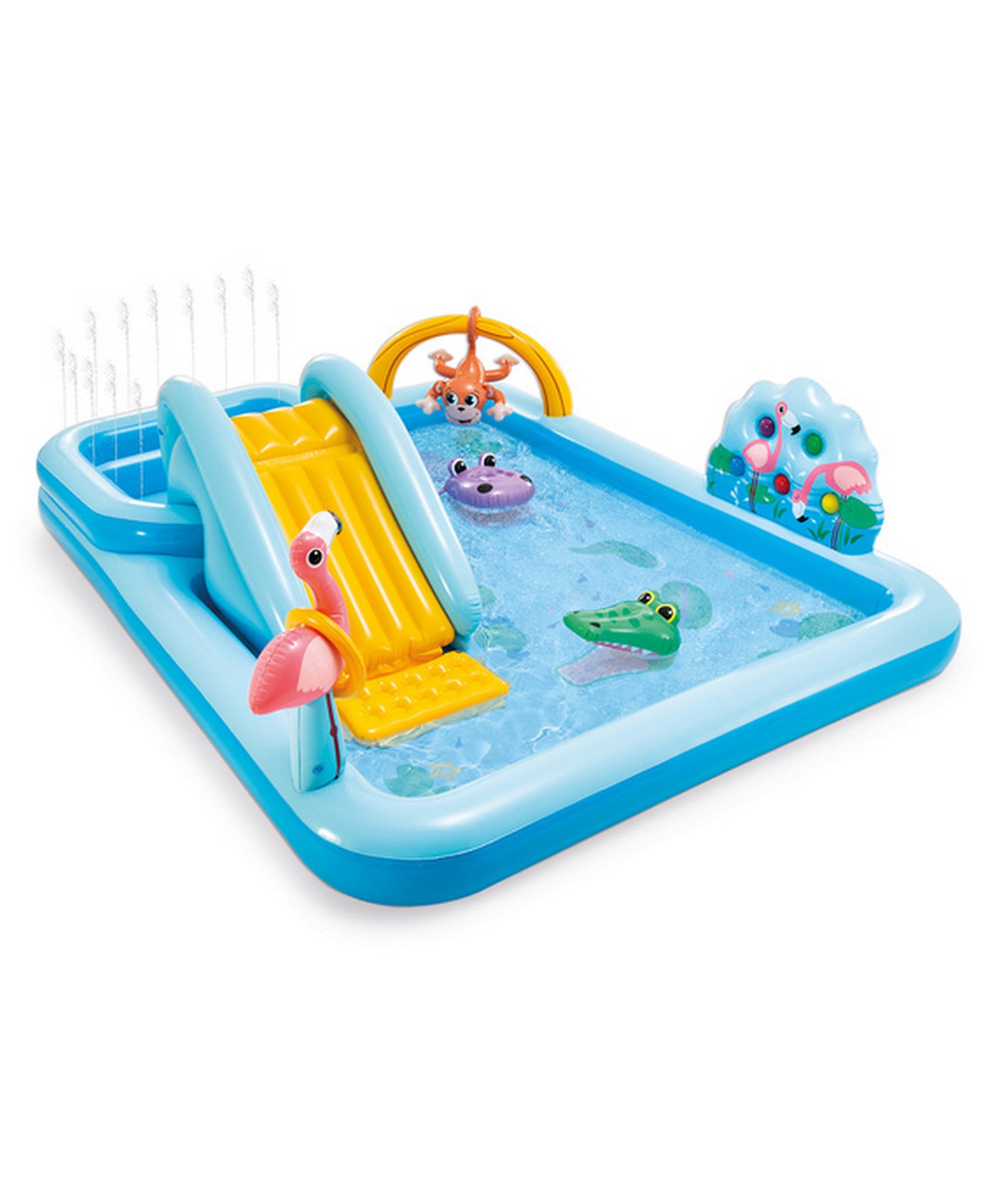 Jungle Adventure Inflatable Play Center Pool - Multicolor