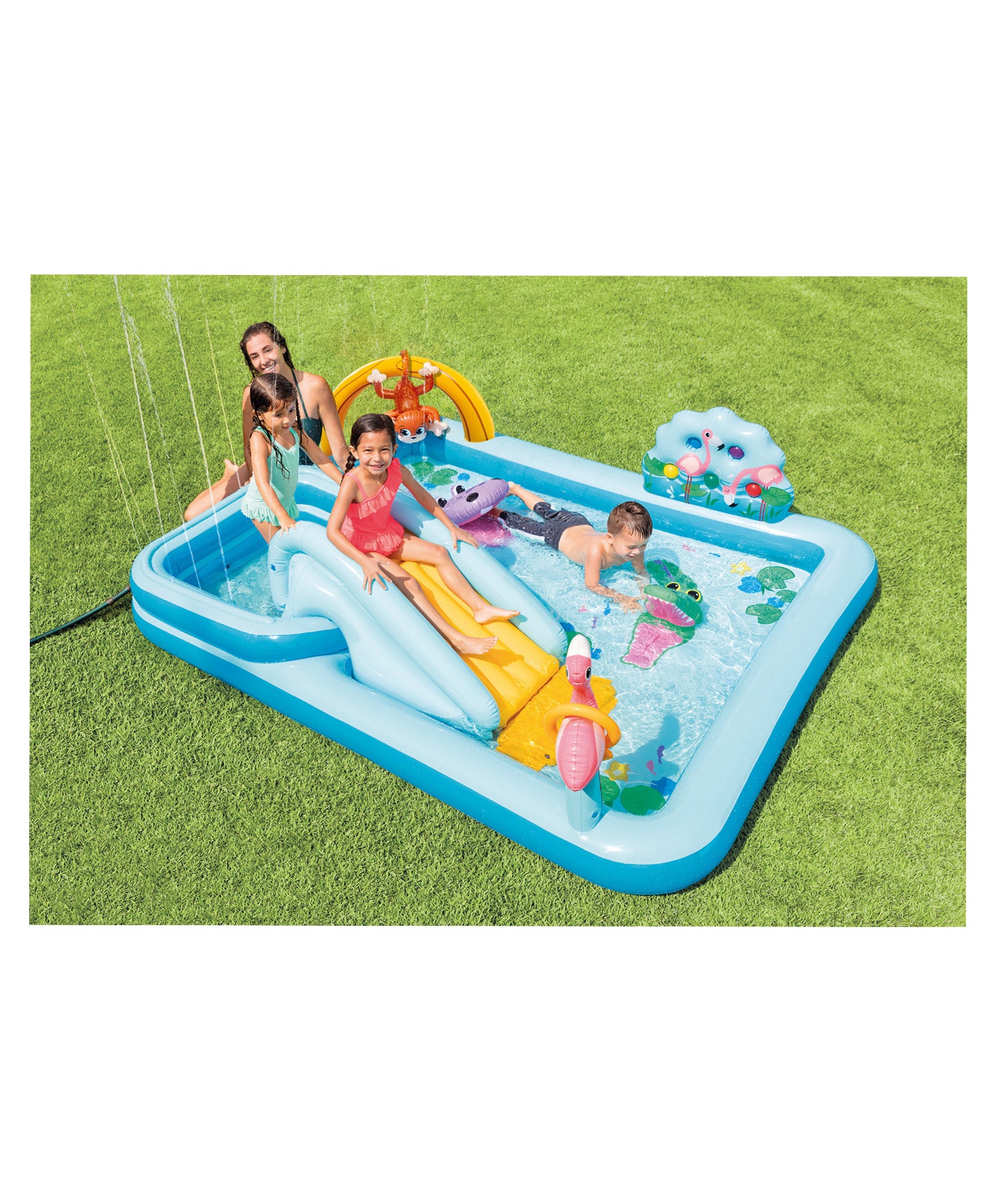 Jungle Adventure Inflatable Play Center Pool - Multicolor - Image 2