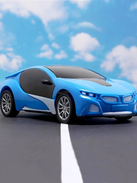 Racing Car With Remote Control - Blue