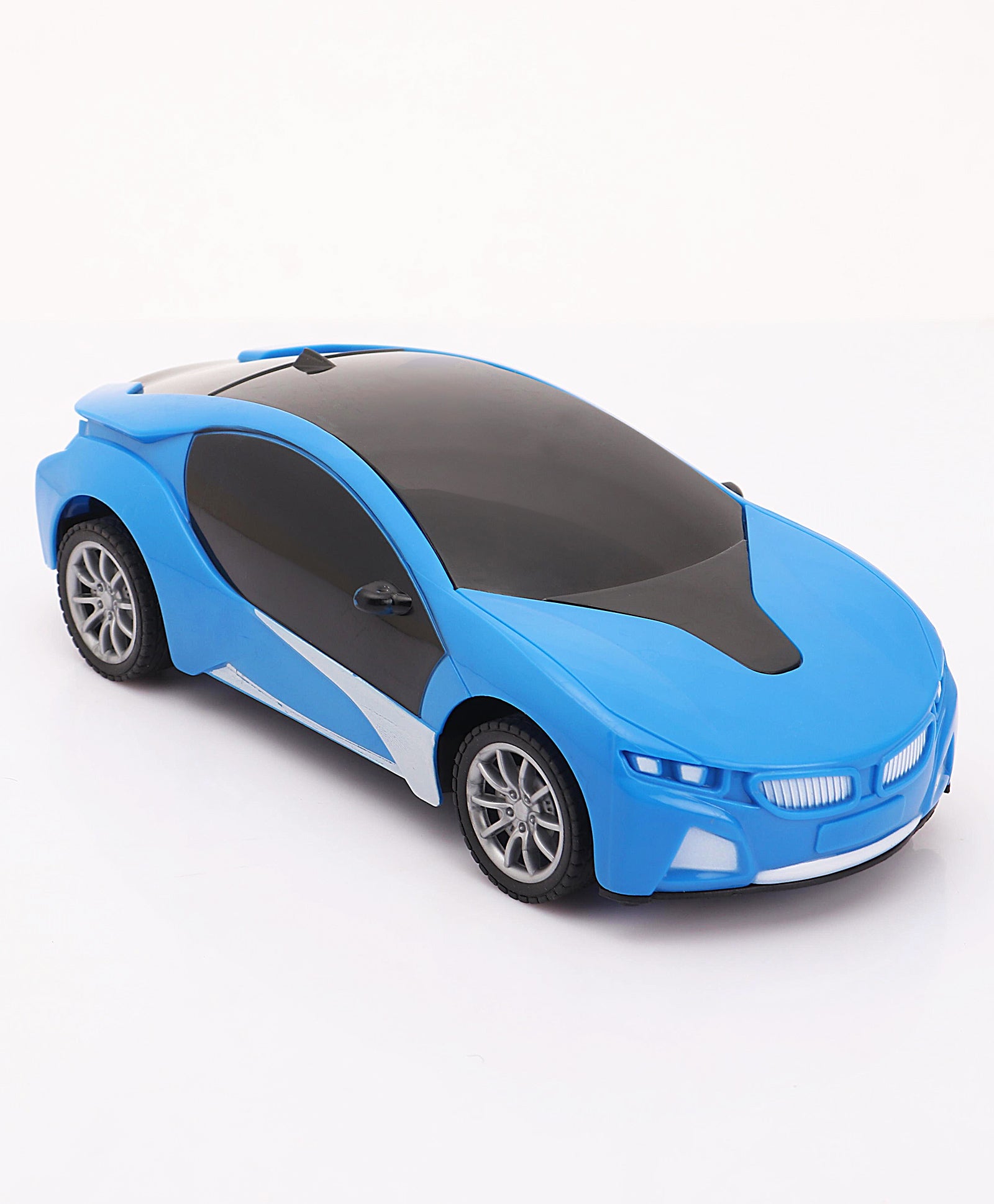 Racing Car With Remote Control - Blue - Image 4
