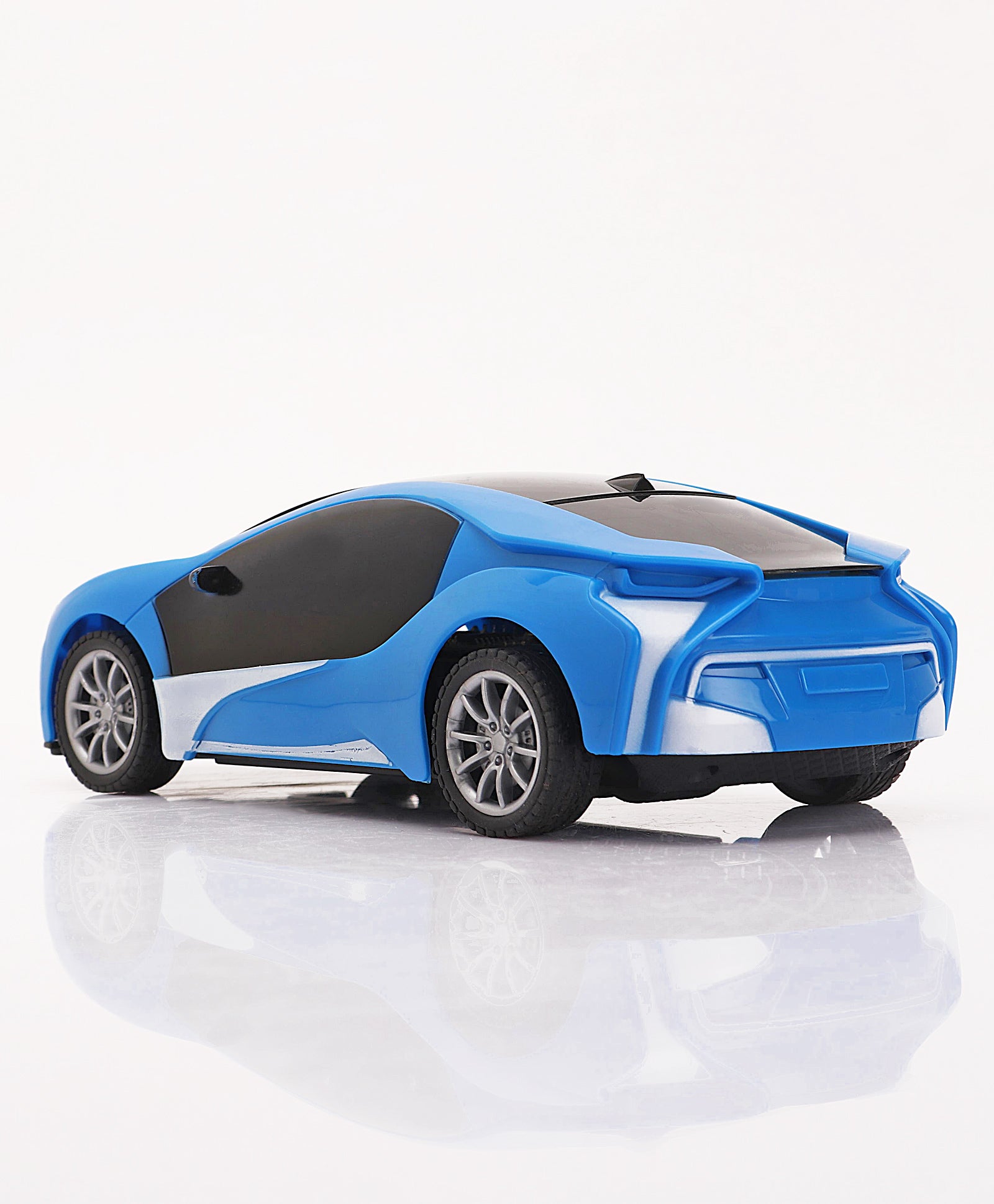 Racing Car With Remote Control - Blue - Image 7