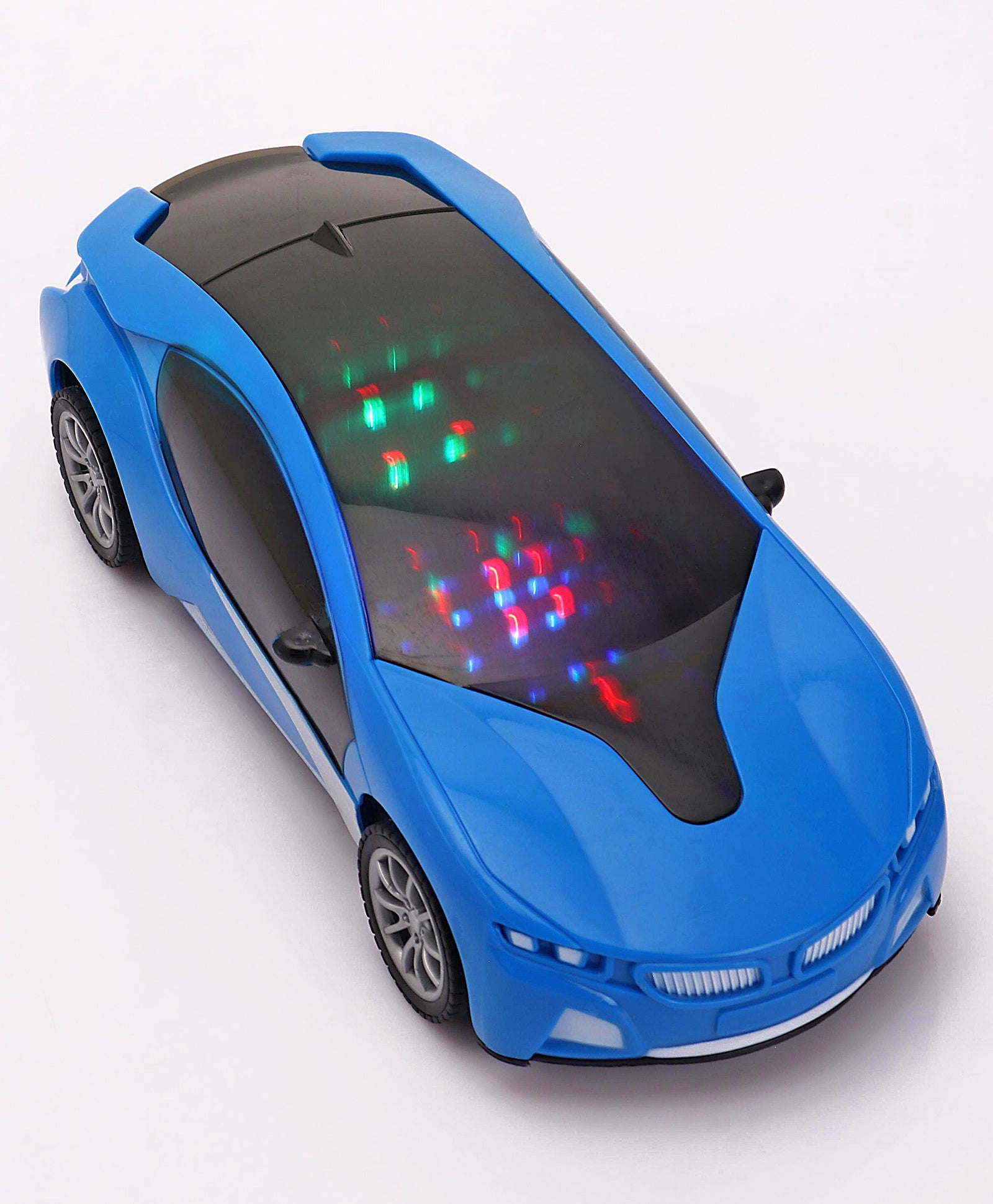 Racing Car With Remote Control - Blue - Image 9