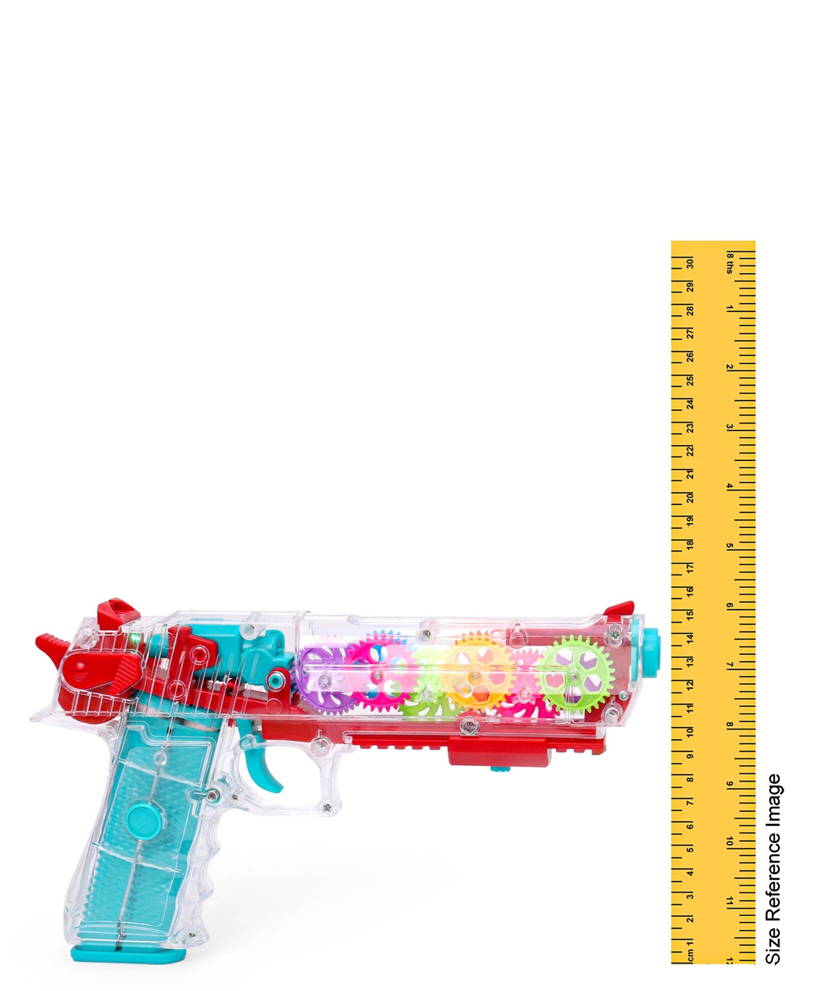 Battery Operated Gun With Music And Lights - Multicolor - Image 3