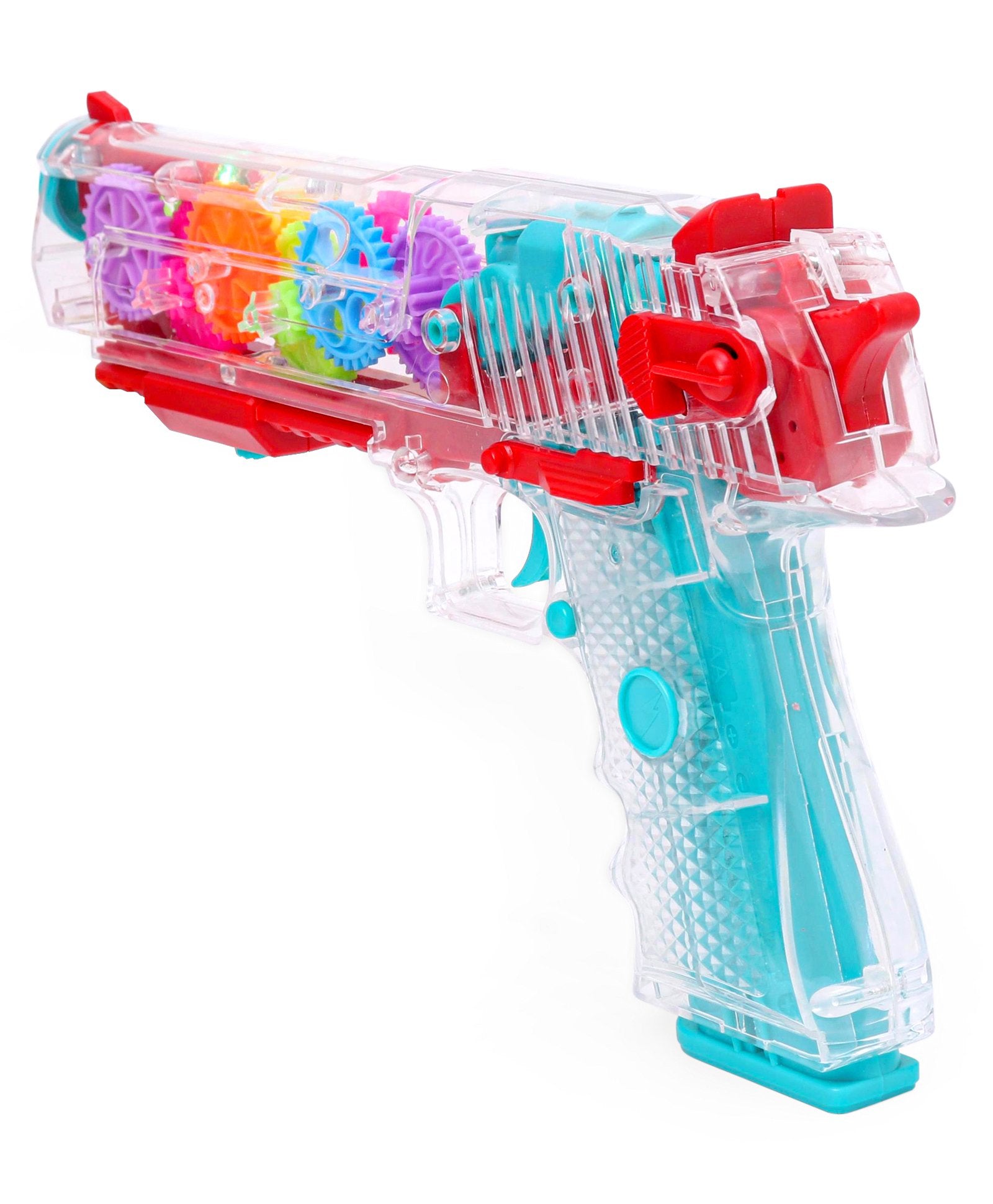 Battery Operated Gun With Music And Lights - Multicolor - Image 4
