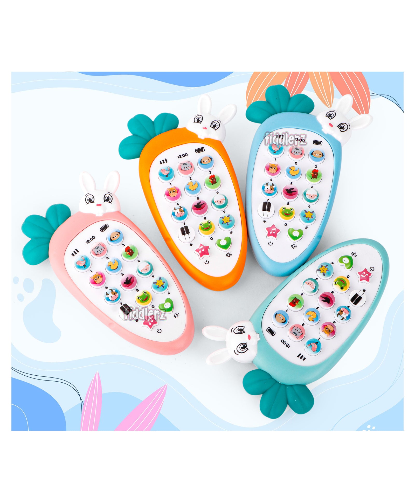 Smart Phone Cordless Feature Mobile Phone Toy - Multicolour (Battery Included) - Image 8