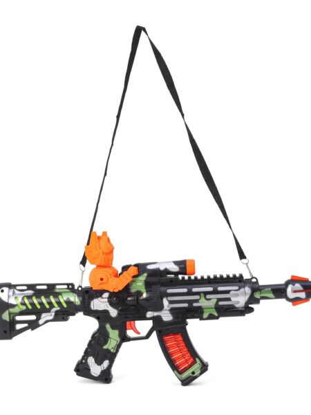 Electronic Gun With Light & Music - Black