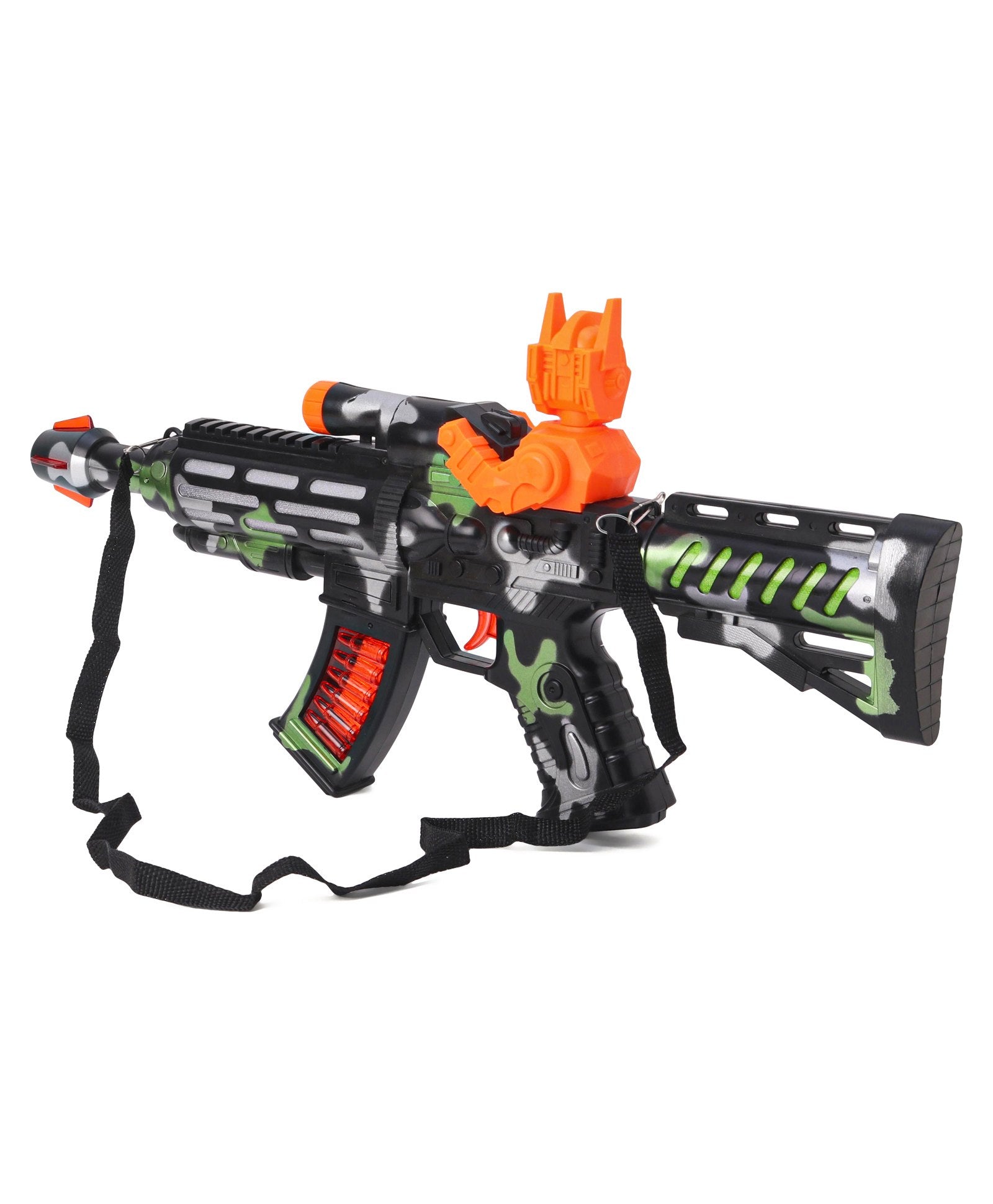 Electronic Gun With Light & Music - Black - Image 4