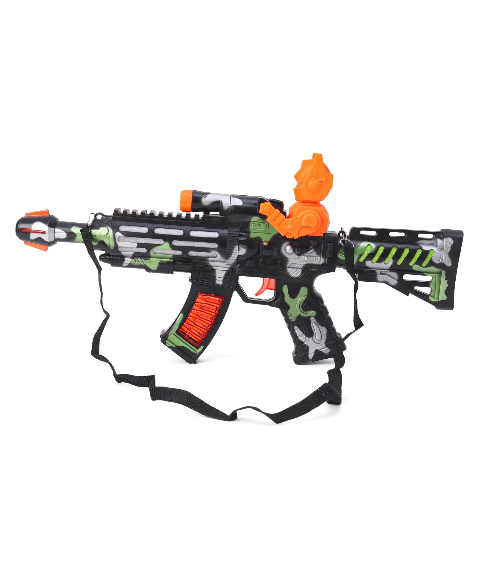 Electronic Gun With Light & Music - Black - Image 5