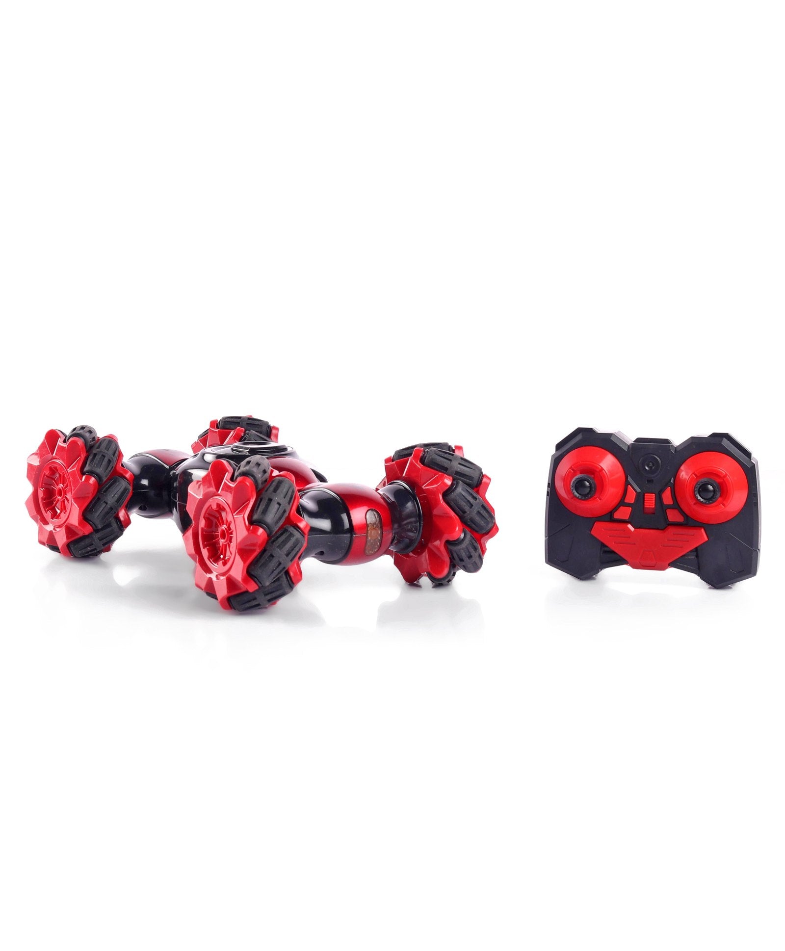 Remote Control Stunt Car With Lights - Red & Black - Image 2