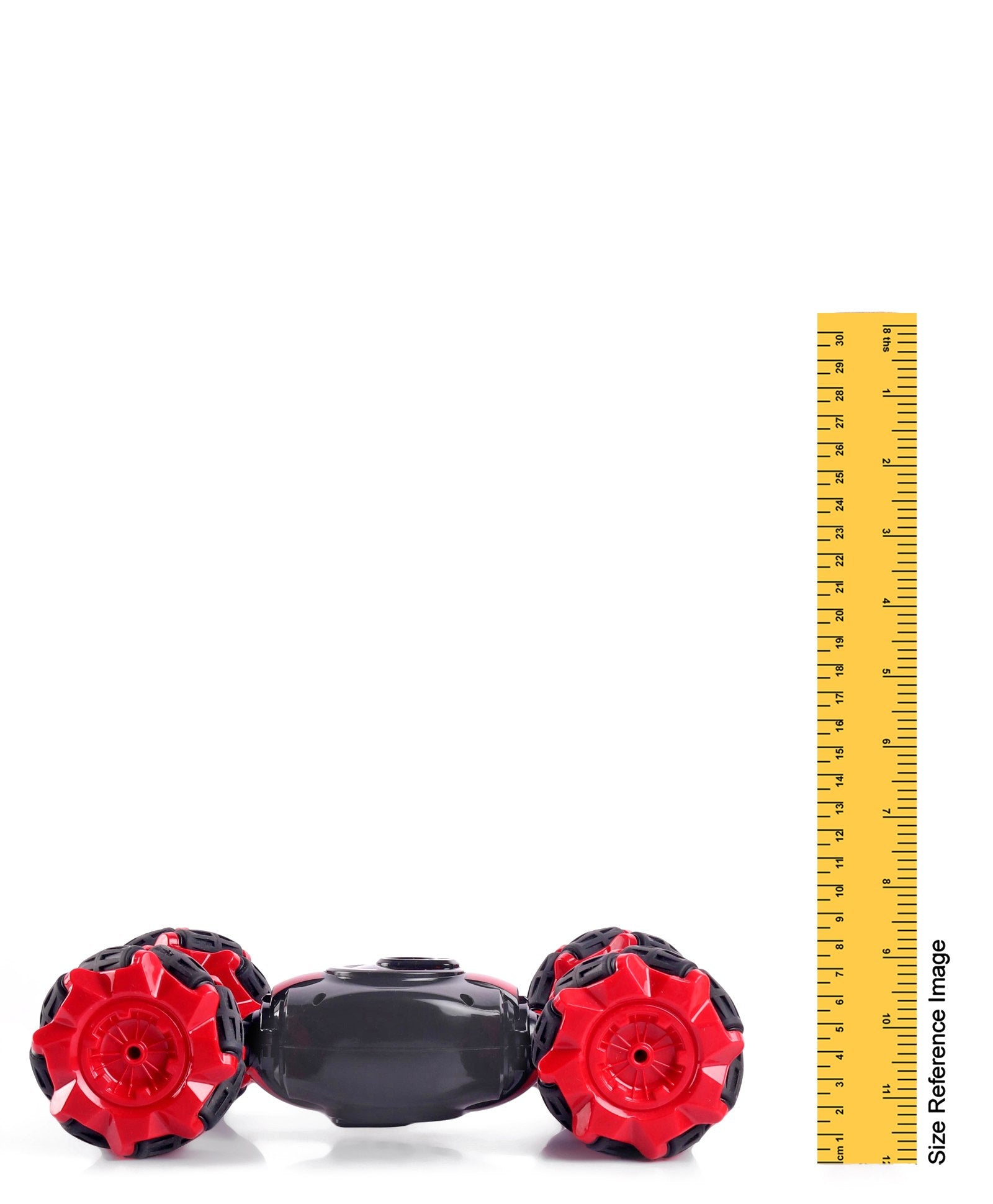 Remote Control Stunt Car With Lights - Red & Black - Image 3