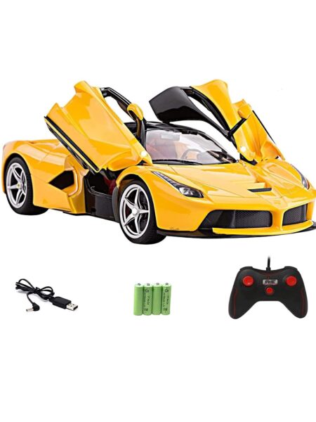 TOYS Remote Control Ferrari Design Car - Yellow