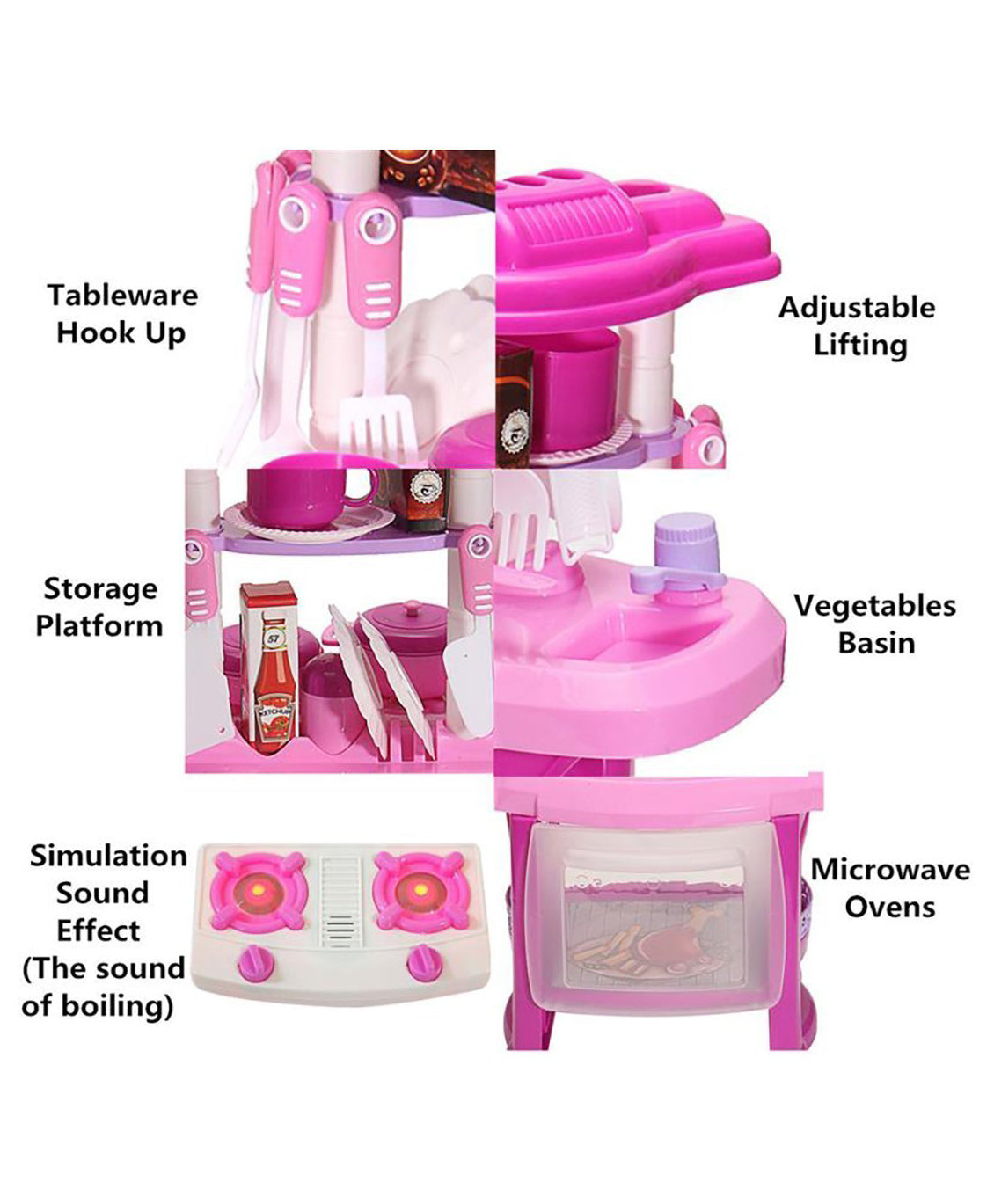 Kitchen Cooking Set with Music and Lights - Image 5