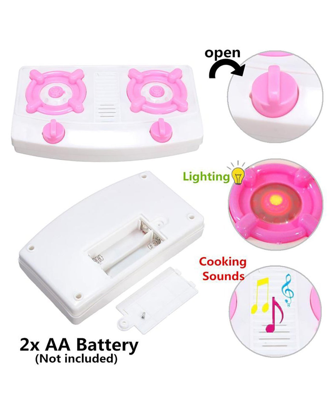 Kitchen Cooking Set with Music and Lights - Image 6