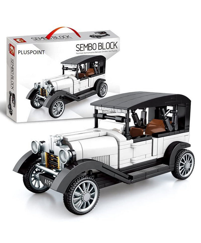 Blocks and Bricks for Kids Boys & Girls with Different Themes (Vintage White)