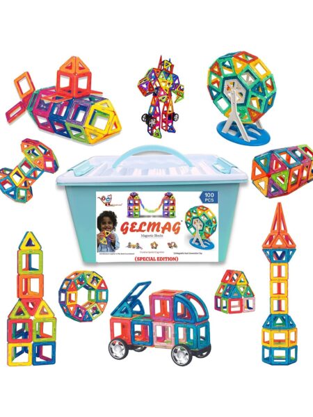 Magnetic Blocks 100 Pieces Special Edition Creative Learning STEM Educational Toy for Kids