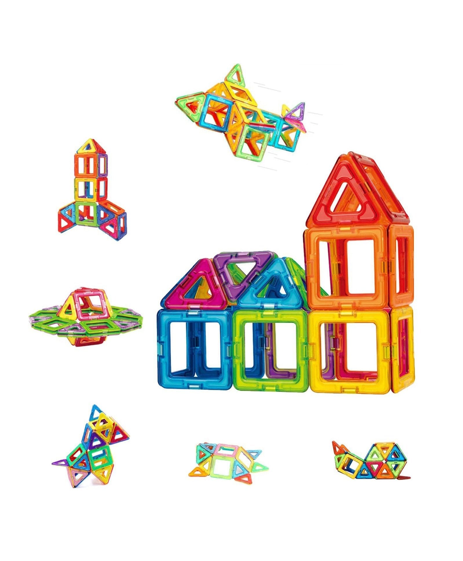 Magnetic Blocks 100 Pieces Special Edition Creative Learning STEM Educational Toy for Kids - Image 5