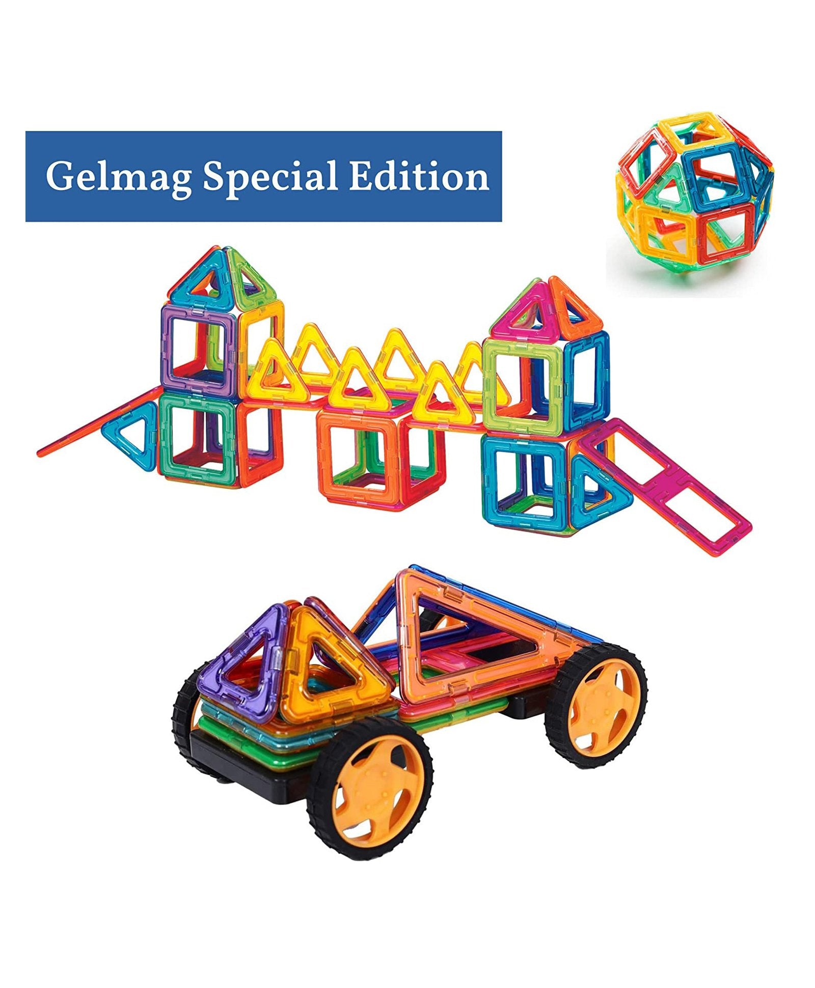 Magnetic Blocks 100 Pieces Special Edition Creative Learning STEM Educational Toy for Kids - Image 8