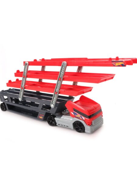 Hotwheels City Mega Hauler Truck - Red & Black