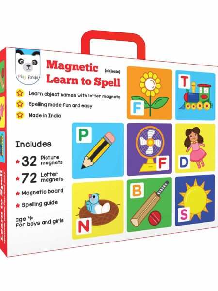 Play Panda Magnetic Learn To Spell Objects - 32 Picture Magnets 72 Letter Magnets