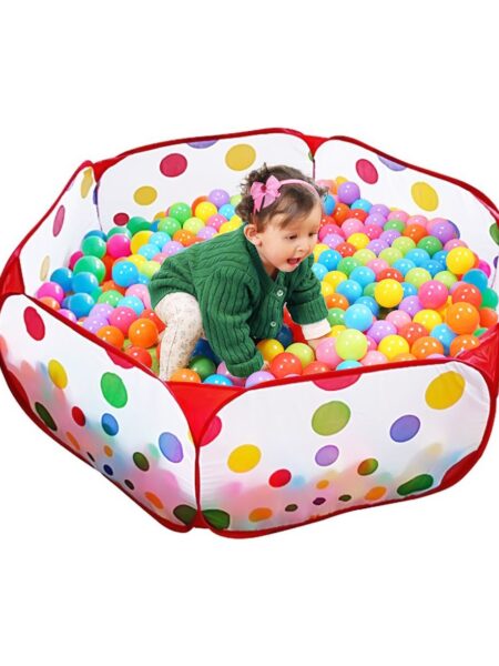 Fun Ball Pool With 50 Balls - Multicolour