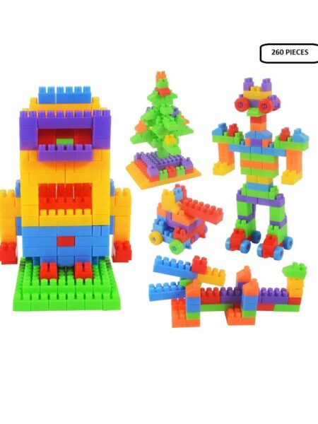 Building Blocks 260 Pieces - Multicolor