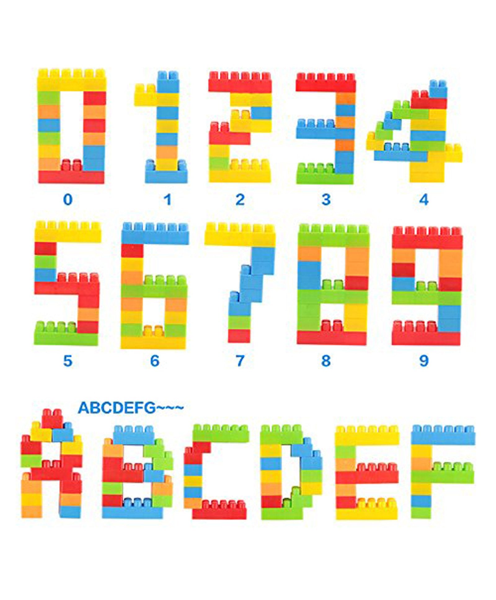 Syga Building Blocks 260 Pieces - Multicolor - Image 3