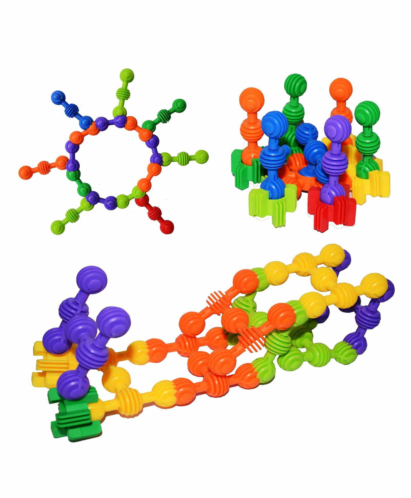 Educational Magic Beans Building Blocks Multicolor - 52 Pieces