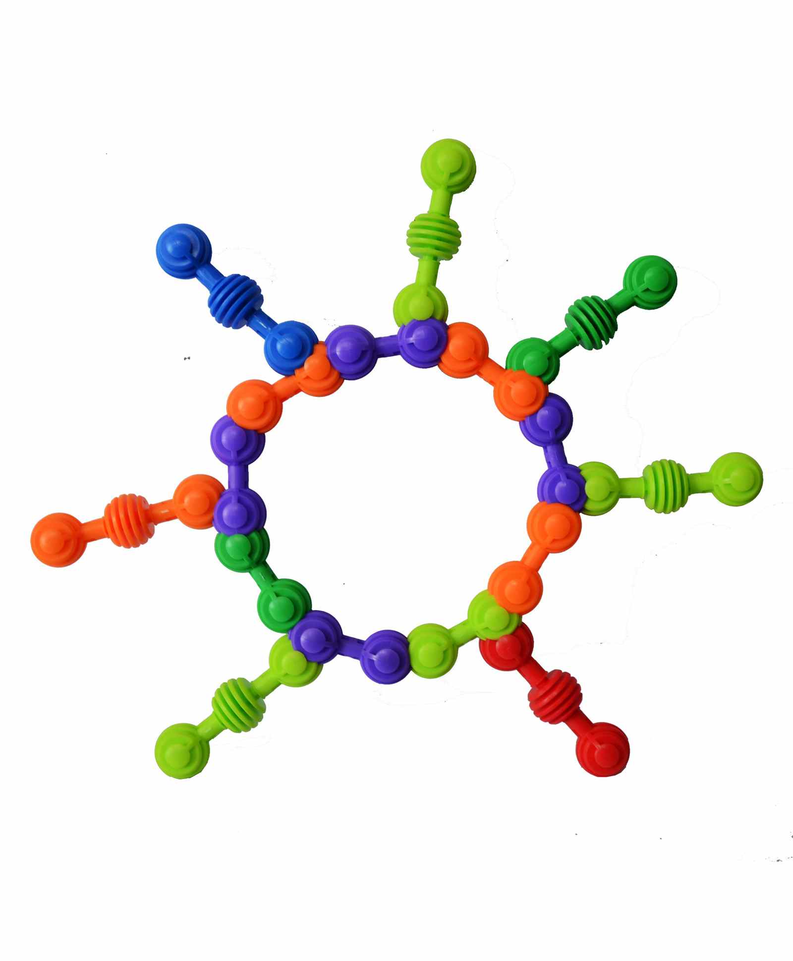 Educational Magic Beans Building Blocks Multicolor - 52 Pieces - Image 3