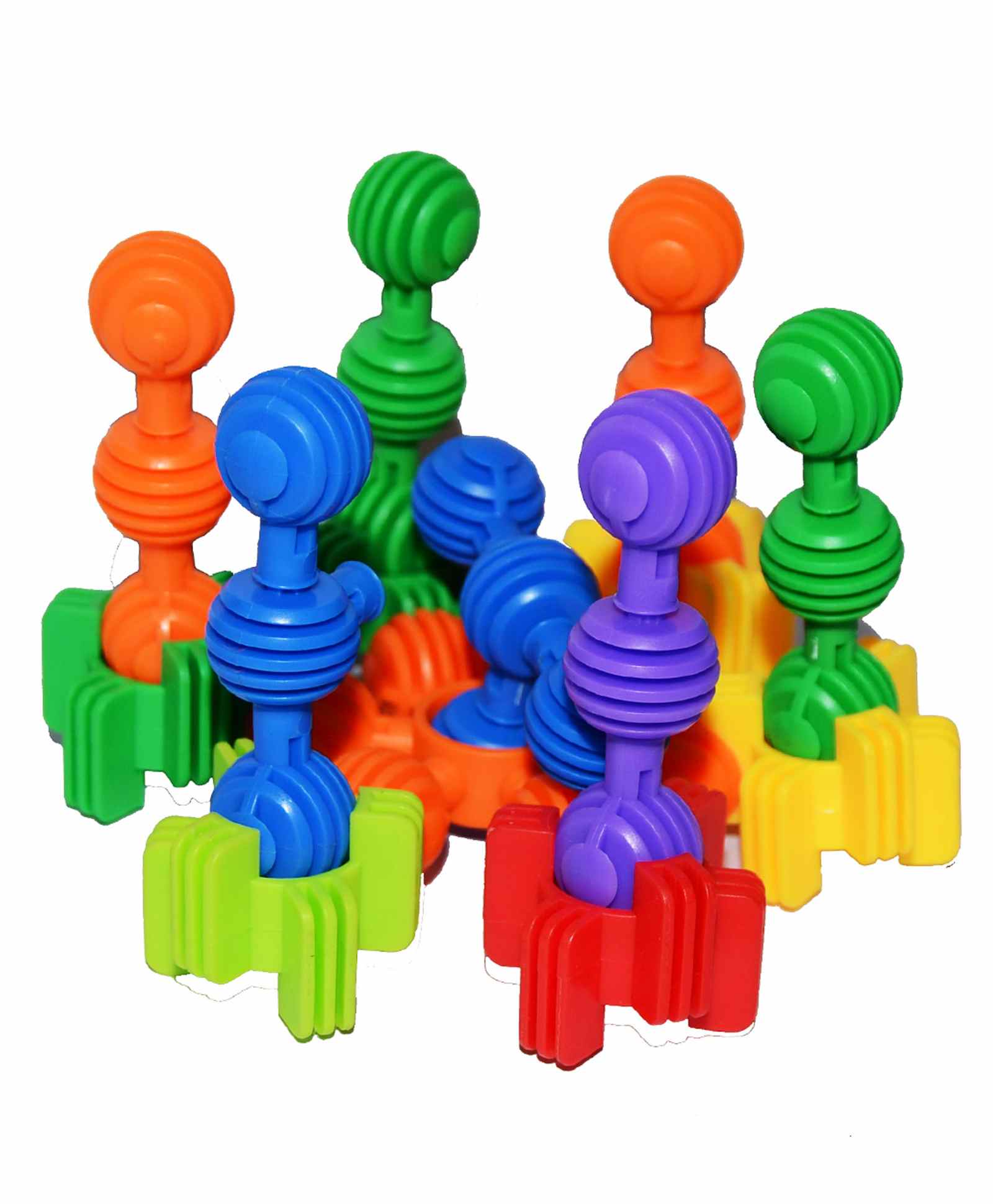 Educational Magic Beans Building Blocks Multicolor - 52 Pieces - Image 4