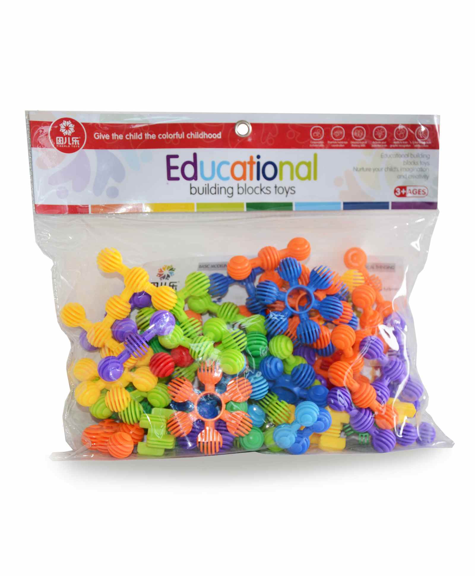 Educational Magic Beans Building Blocks Multicolor - 52 Pieces - Image 6