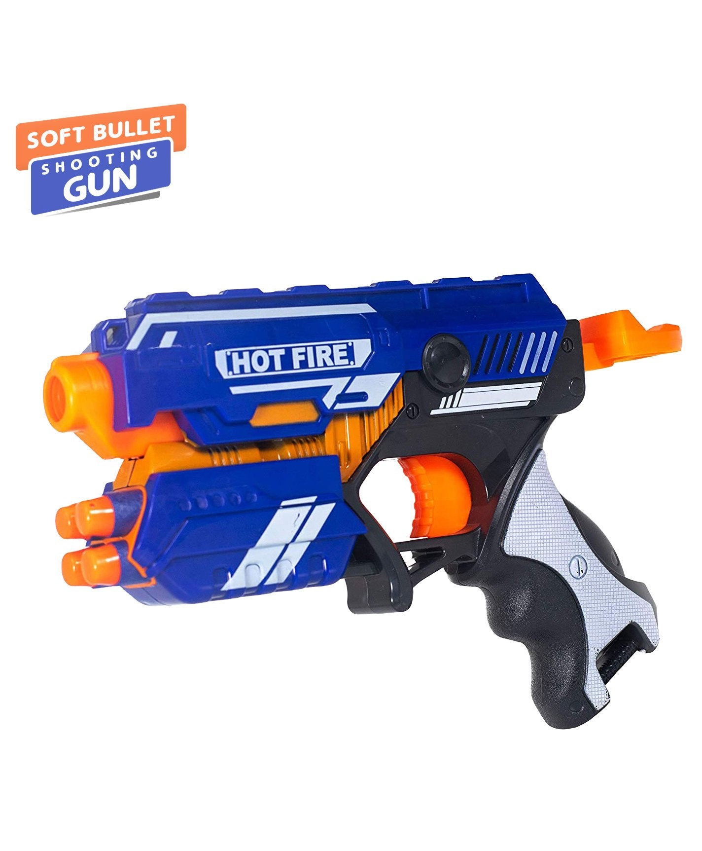 Storm Foam Blaster Gun With Foam Bullets - Blue - Image 5