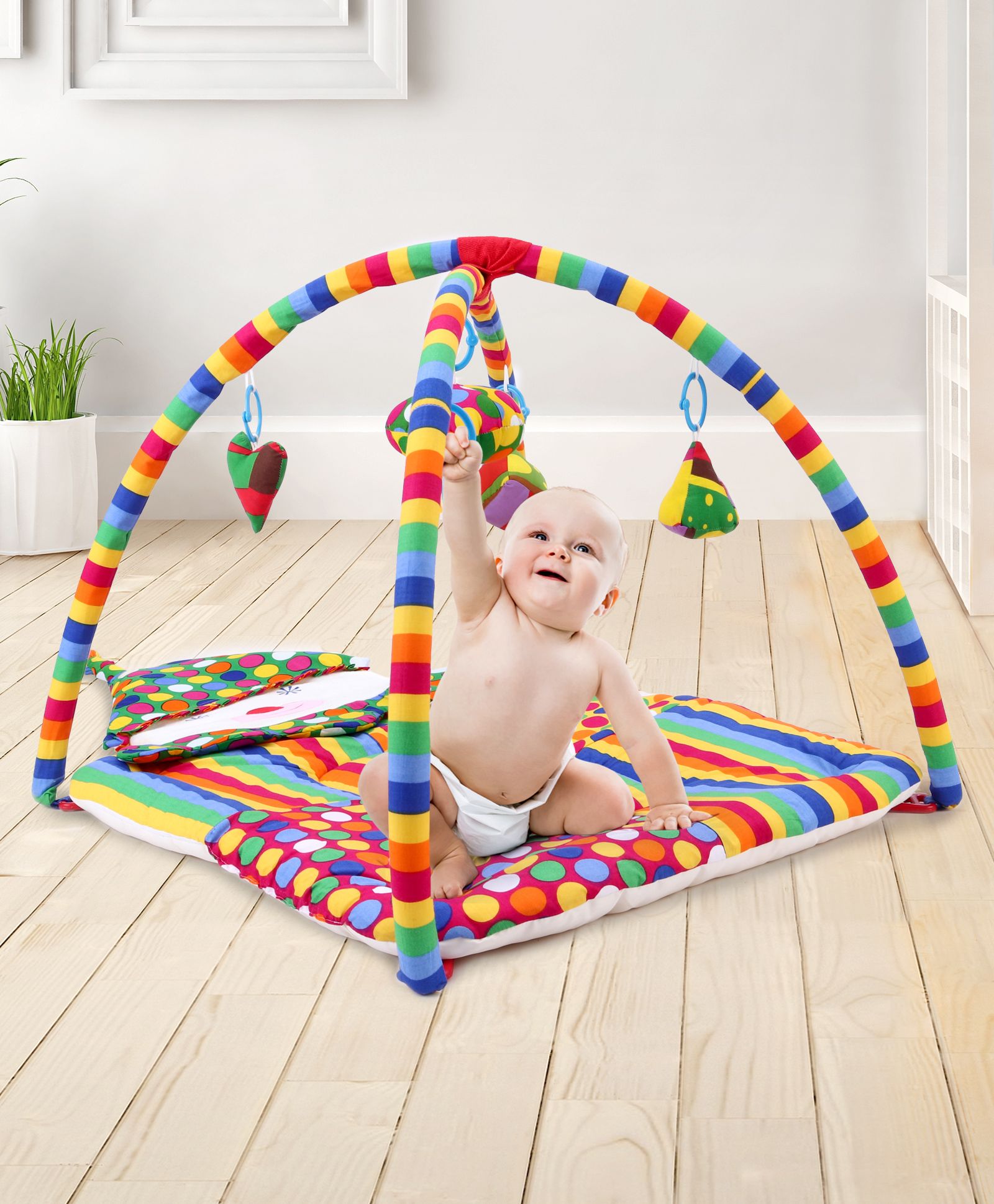 Smiling Clown Twist N Fold Activity Play Gym