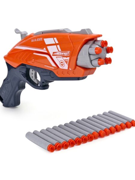 Rotating Barrel Gun Toy - Orange