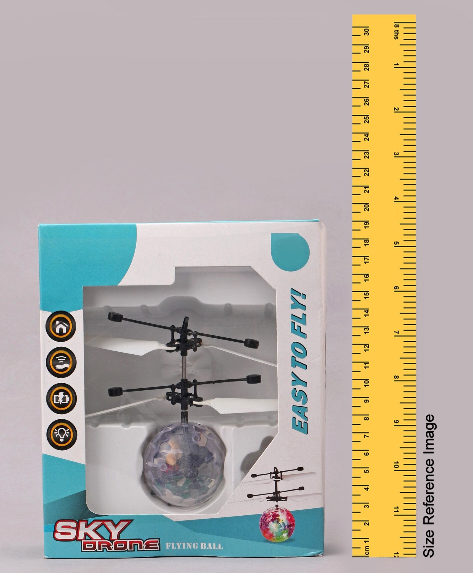 House of Kids Flying Flash Ball Plane with Disco Lights - Multicolor - Image 3