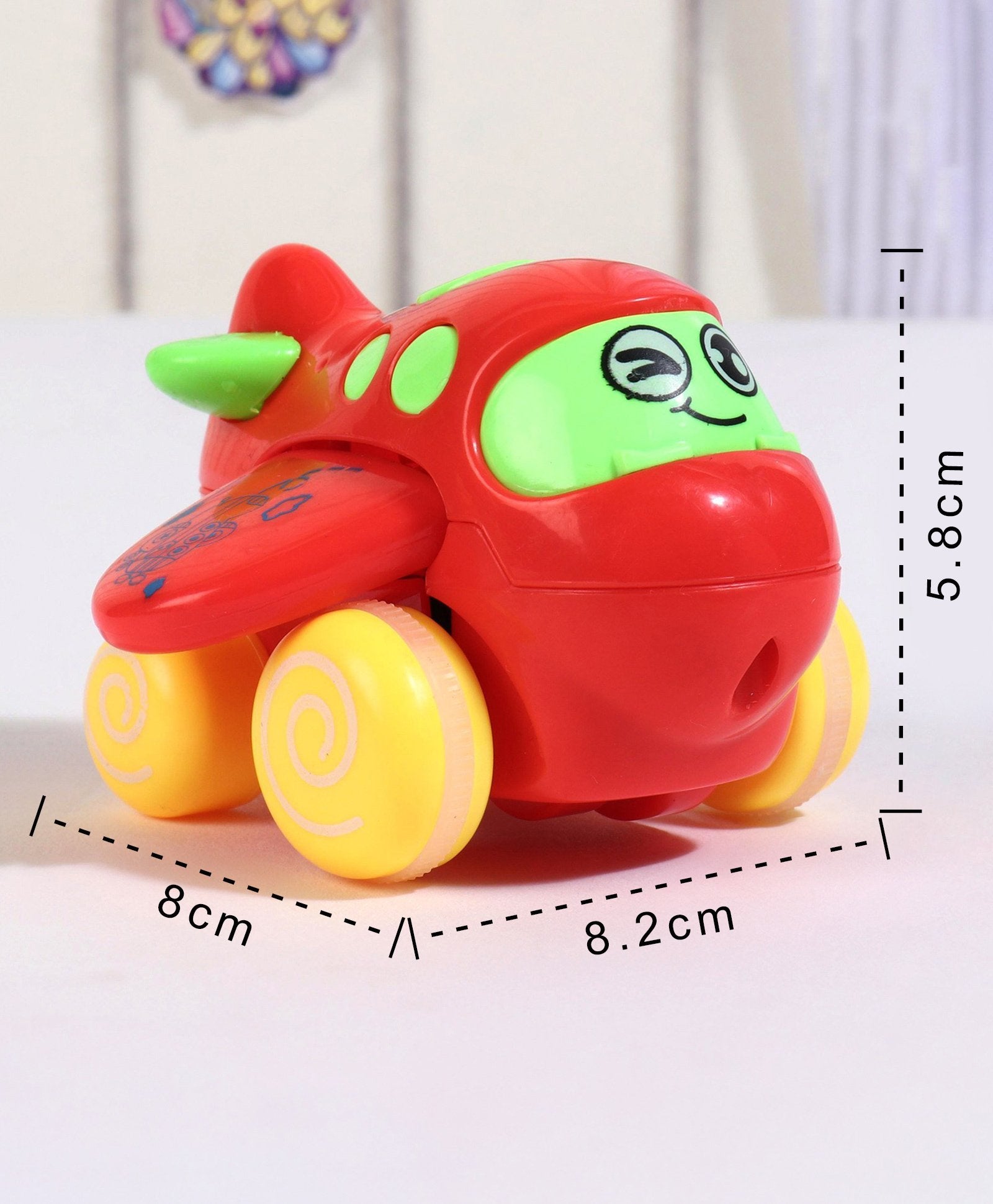 Friction Powered Plane And Chopper Set Pack of 4 - Multicolor - Image 3
