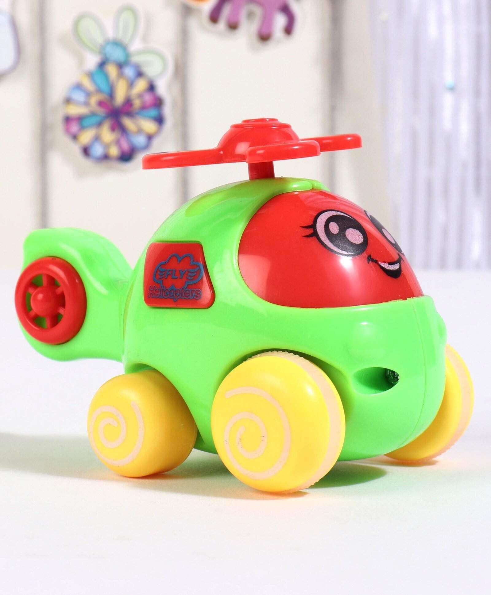 Friction Powered Plane And Chopper Set Pack of 4 - Multicolor - Image 4